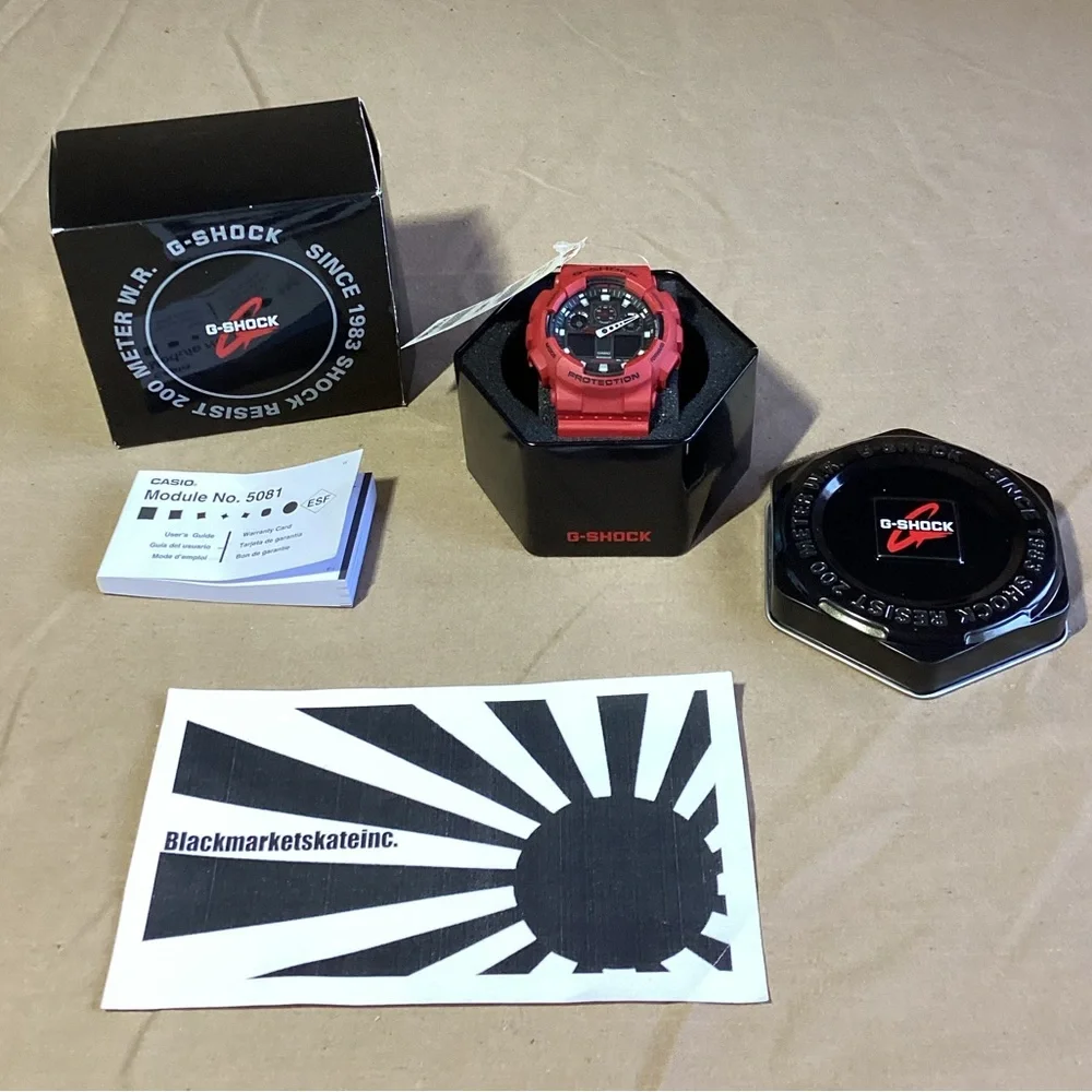 Casio G-Shock 5081 GA-100B Digital Analog Watch